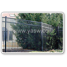 PVC recubierto ornamental jardín Palisade valla paneles (ANJIA-043)